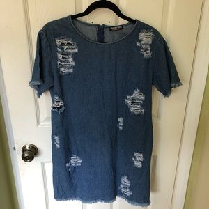 Fashion Nova Denim Dress